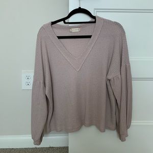 Altar’d State Blush Pink Long Sleeve